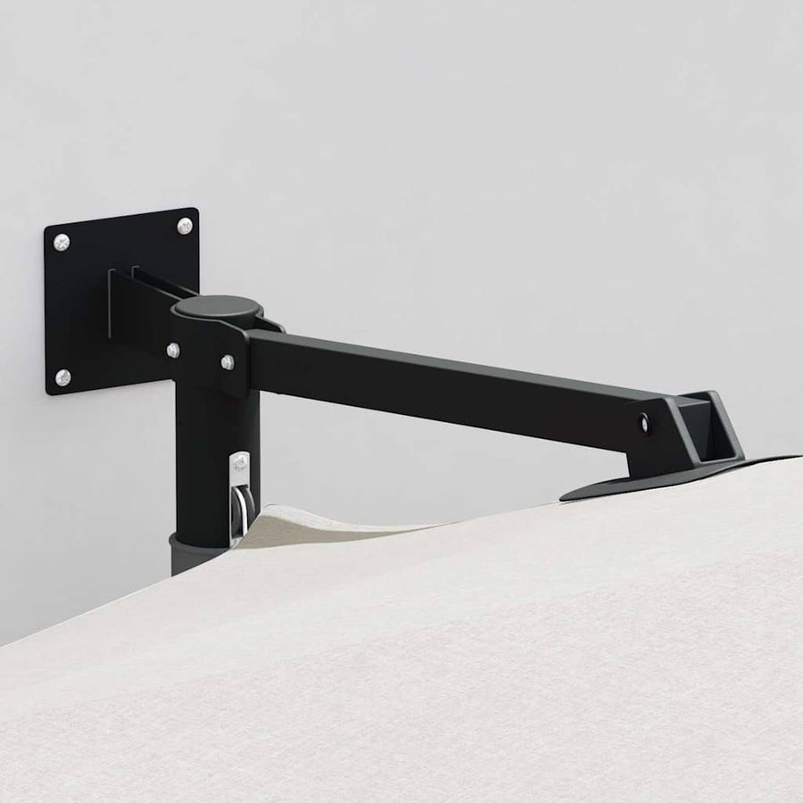 Garden Parasol 248 x 248 x 148 cm Polyester and Steel Sand