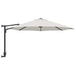 Garden Parasol 248 x 248 x 148 cm Polyester and Steel Sand