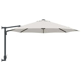 Garden Parasol Beige and Black 248 x 248 x 148 cm - 45-Degree Angle