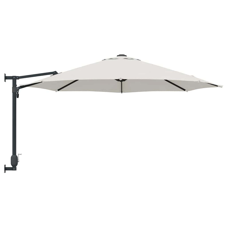 Garden Parasol 248 x 248 x 148 cm Polyester and Steel Sand