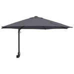 Garden Parasol 248 x 248 x 148 cm Polyester and Steel