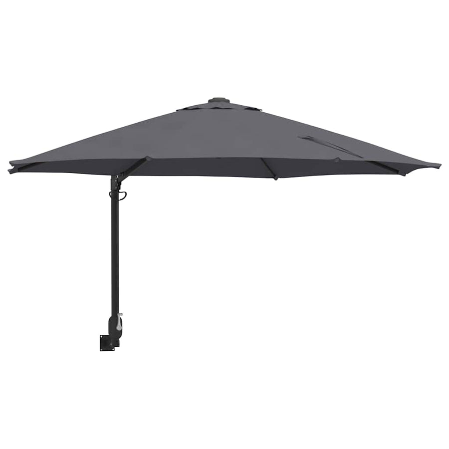 Garden Parasol 248 x 248 x 148 cm Polyester and Steel