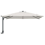Garden Parasol 248,5 x 247,5 x 160 cm Polyester and Steel Sand
