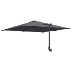 Garden Parasol 248,5 x 247,5 x 160 cm Polyester and Steel