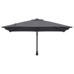 Garden Parasol 248,5 x 247,5 x 160 cm Polyester and Steel