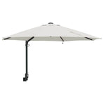 Garden Parasol Sand 248 x 248 x 148 cm Polyester and Steel