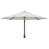 Garden Parasol Sand 248 x 248 x 148 cm Polyester and Steel