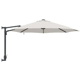 Garden Parasol Sand 248 x 248 x 148 cm Polyester and Steel