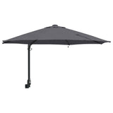 Garden Parasol Manual Anthracite 248 x 248 x 148 cm
