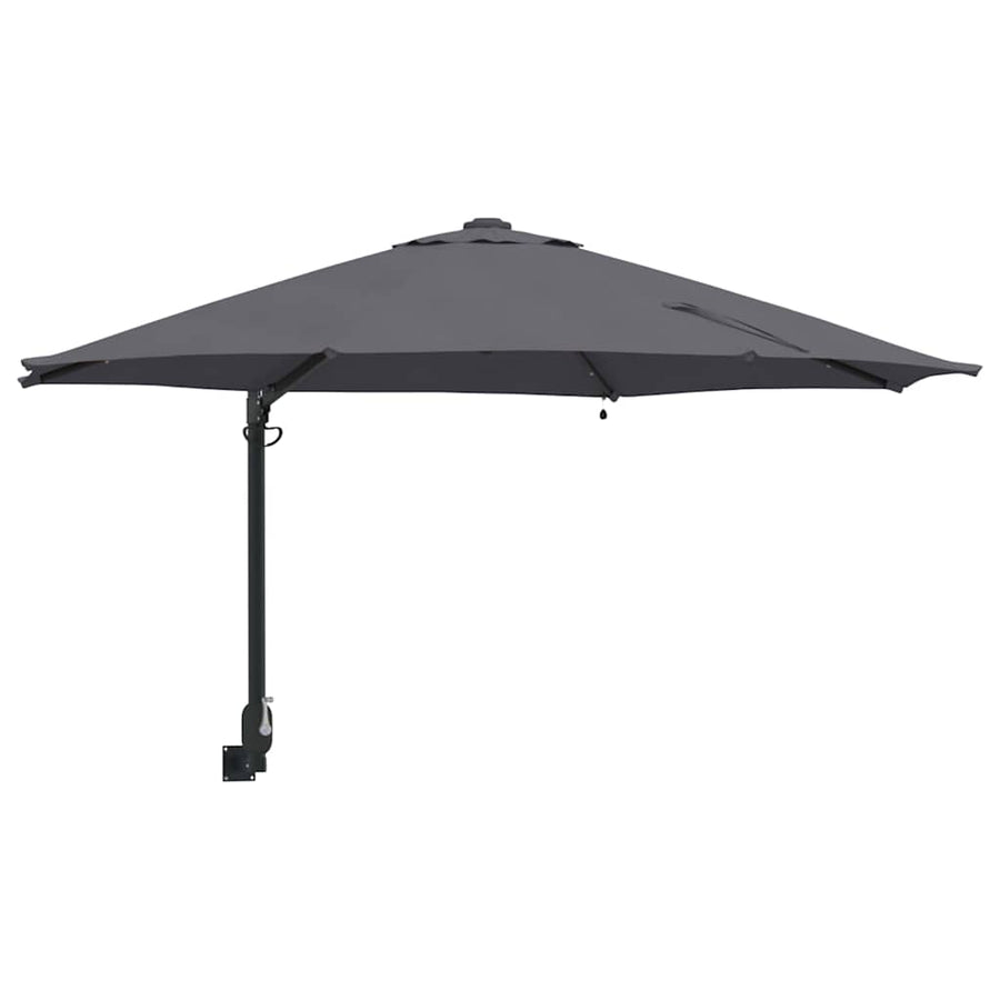 Garden Parasol Manual Anthracite 248 x 248 x 148 cm