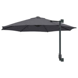 Garden Parasol Manual Anthracite 248 x 248 x 148 cm