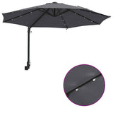 Garden Parasol Manual Anthracite 248 x 248 x 148 cm
