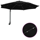 Garden Parasol Manual Black and Black 248 x 248 x 148 cm - Extra Image