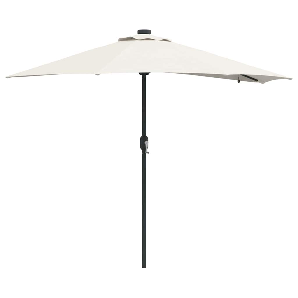 Garden Parasol Sand 294 x 150 x 223 cm Fabric