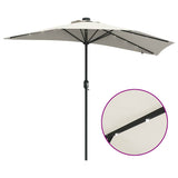 Garden Parasol Sand 294 x 150 x 223 cm Fabric - Extra Image