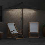 Garden Parasol Anthracite 294 x 150 x 223 cm - Top-Down View