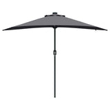Garden Parasol Anthracite 294 x 150 x 223 cm - 45-Degree Angle