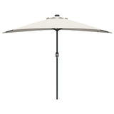 Garden Parasol Sand 294 x 150 x 224 cm Polyester and Steel