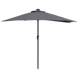 Garden Parasol Anthracite 294 x 150 x 224 cm