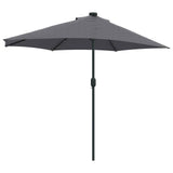 Garden Parasol Anthracite 294 x 150 x 224 cm