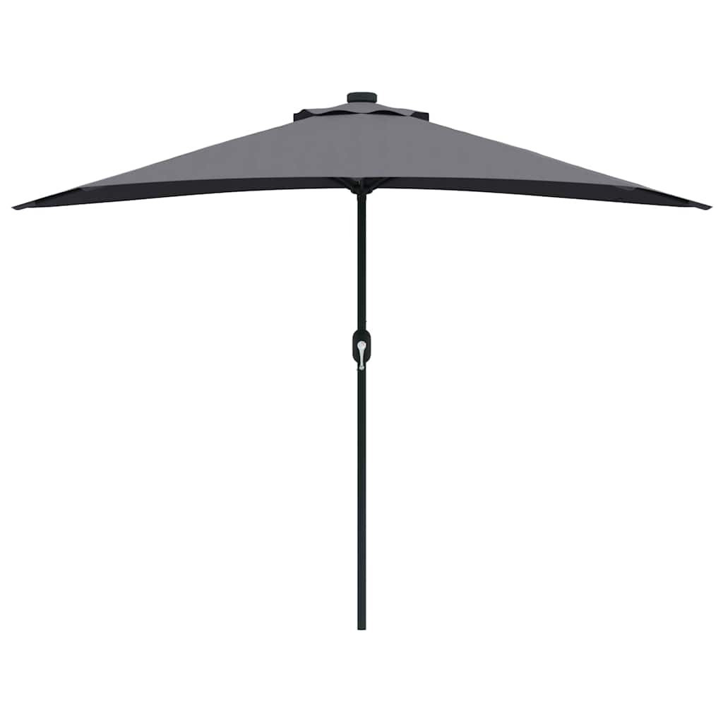 Garden Parasol Anthracite 294 x 150 x 224 cm Fabric