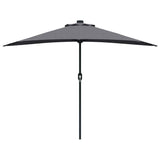 Garden Parasol Anthracite 294 x 150 x 224 cm Fabric - 45-Degree Angle