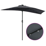 Garden Parasol Anthracite 294 x 150 x 224 cm