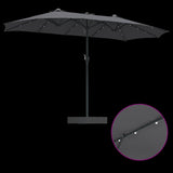 Garden Parasol Anthracite 385 x 209 x 244 cm Fabric - Extra Image