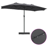 Garden Parasol Anthracite 385 x 209 x 244 cm Fabric - Extra Image