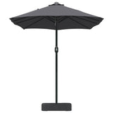Garden Parasol Anthracite 385 x 209 x 244 cm Fabric - 45-Degree Angle