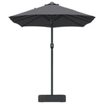 Garden Parasol Anthracite 385 x 209 x 244 cm Fabric