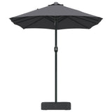 Garden Parasol Anthracite 385 x 209 x 244 cm Fabric - 45-Degree Angle