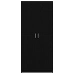 Wardrobe Black Oak 80 x 50,5 x 180 cm Engineered Wood