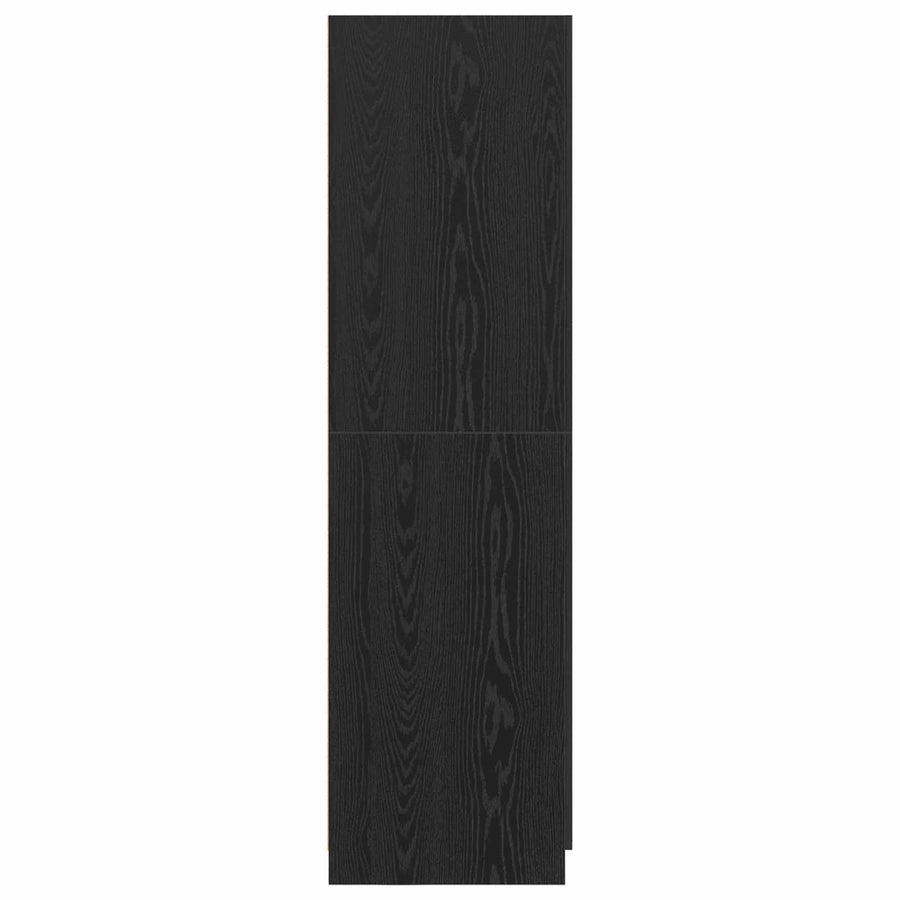 Wardrobe Black Oak 80 x 50,5 x 180 cm Engineered Wood