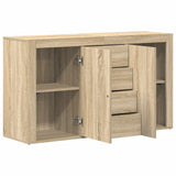 Sideboard Sonoma Oak 120 x 36 x 69 cm Engineered Wood - 45-Degree Angle