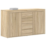 Sideboard Sonoma Oak 120 x 36 x 69 cm Engineered Wood - Side View