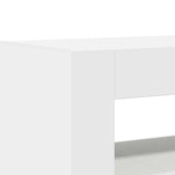 Sideboard White 116 x 30 x 75 cm Engineered Wood - Extra Image