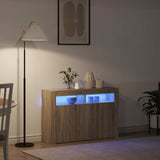 Sideboard Sonoma Oak 116 x 30 x 75 cm Engineered Wood