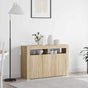 Sideboard Sonoma Oak 116 x 30 x 75 cm Engineered Wood