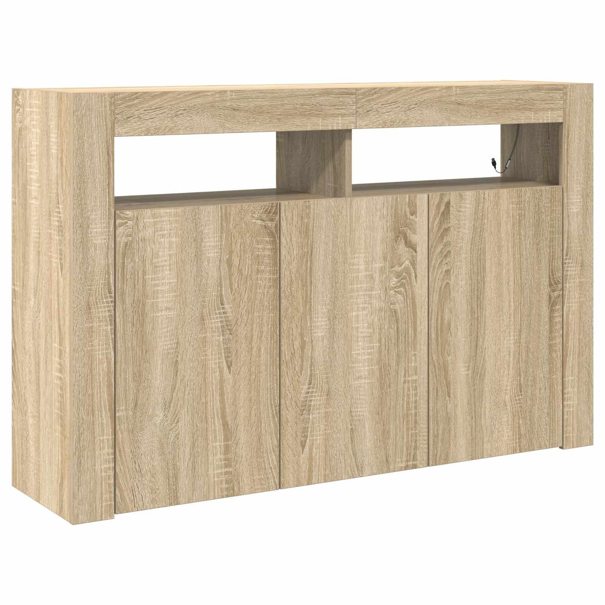 Sideboard Sonoma Oak 116 x 30 x 75 cm Engineered Wood