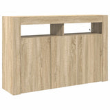 Sideboard Sonoma Oak 116 x 30 x 75 cm Engineered Wood