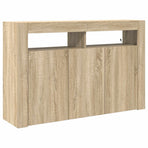 Sideboard Sonoma Oak 116 x 30 x 75 cm Engineered Wood