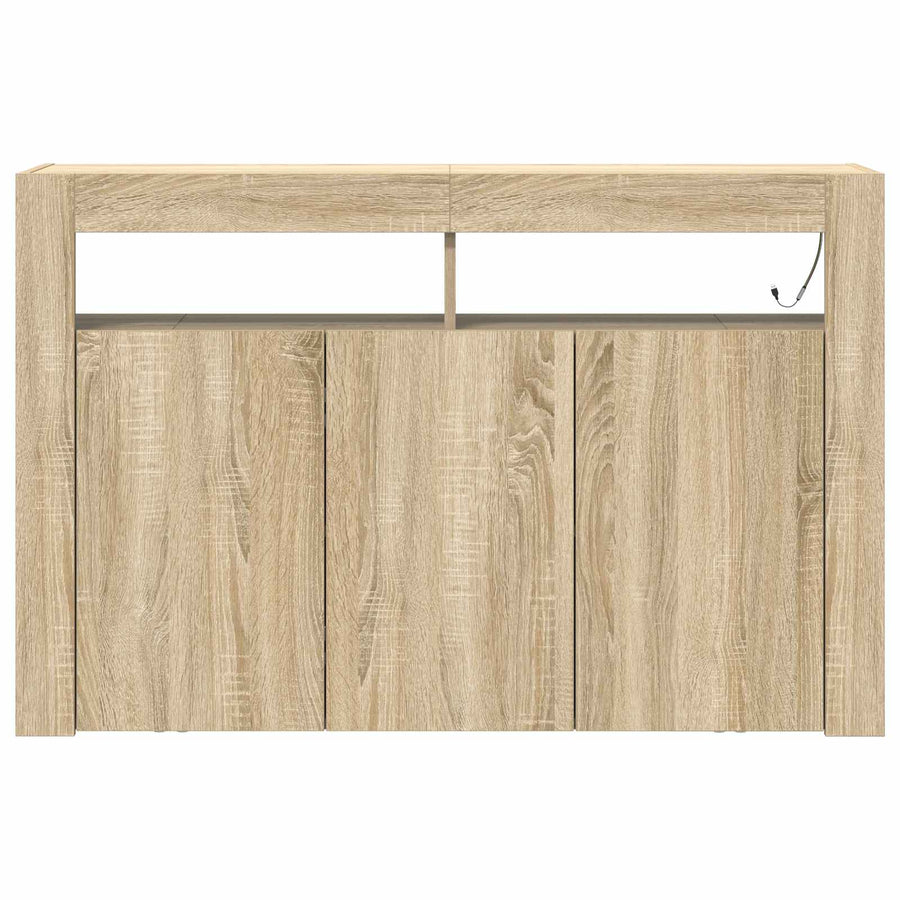 Sideboard Sonoma Oak 116 x 30 x 75 cm Engineered Wood