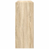 Sideboard Sonoma Oak 116 x 30 x 75 cm Engineered Wood - Low Angle