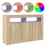 Sideboard Sonoma Oak 116 x 30 x 75 cm Engineered Wood