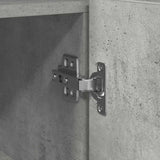 Sideboard Concrete grey 116 x 30 x 75 cm Engineered wood - Extra Image