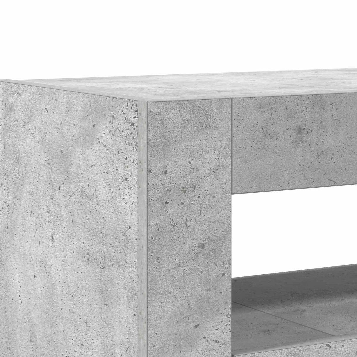 Sideboard Concrete Grey 116 x 30 x 75 cm Engineered Wood