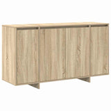Sideboard Sonoma Oak 135 x 41 x 75 cm Engineered Wood - Front View