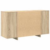 Sideboard Sonoma Oak 135 x 41 x 75 cm Engineered Wood - Low Angle
