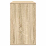 Sideboard Sonoma Oak 135 x 41 x 75 cm Engineered Wood - Close-Up Angle